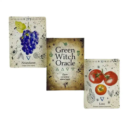 Green Witch Oracle Cards Fortune-telling Tarot Divination Edition Creativity Board Game Deck - Pedlar's Attic