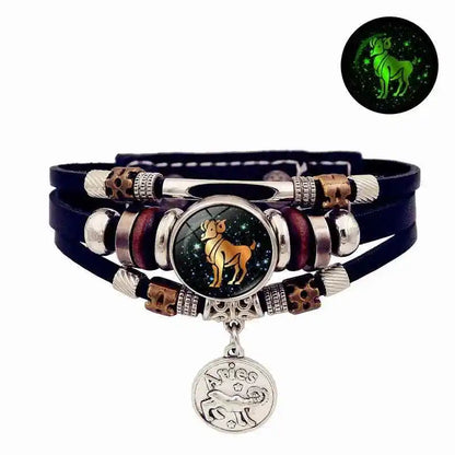 Luminous 12 Constellation Vintage Bracelet - Pedlar's Attic