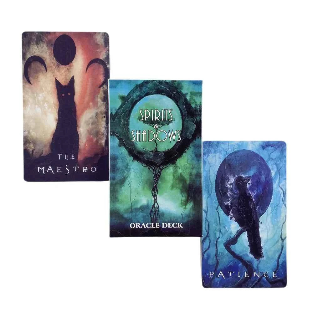 Spirit & Shadows Oracle Cards Divination Deck English Vision Edition Tarot Board Playing Game For Party