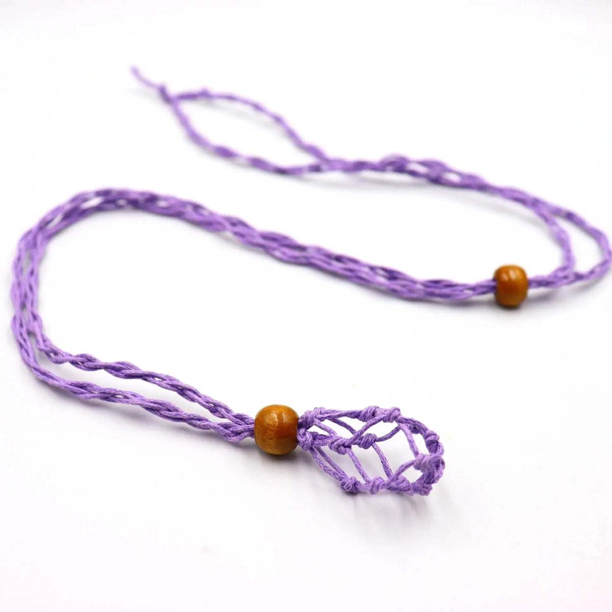 The Rainkeeper — Braided Crystal Catcher Necklace