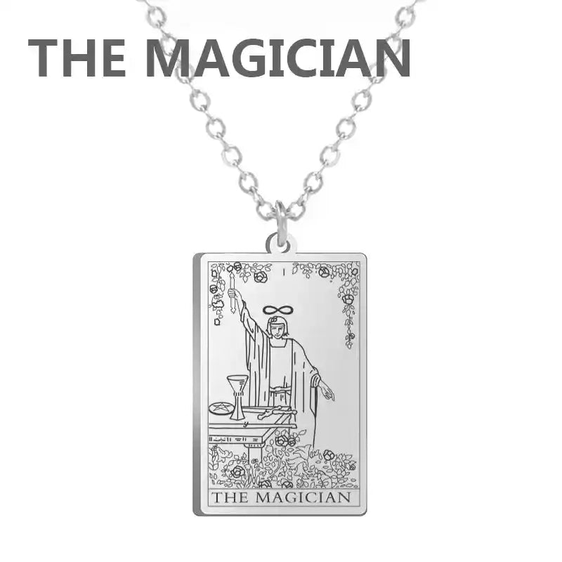 Dawapara Tarot Cards Necklace Women - Pedlar's Attic