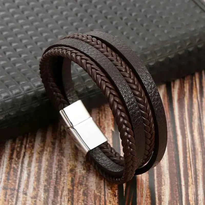 Classic Men's Leather Bracelet