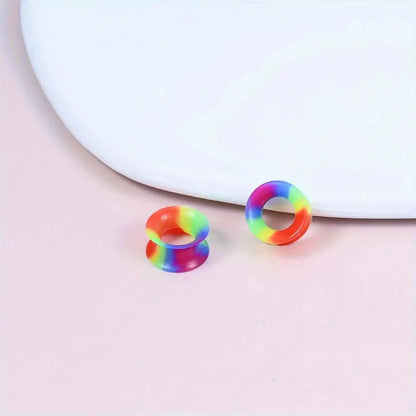 ColorPop Gradient Silicone Ear Plugs - 1/3 Pairs for Ultimate Comfort & Style - Pedlar's Attic