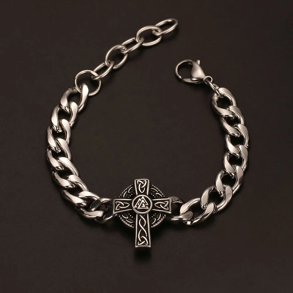 The Wolfsong Bracelet — Norse Rune Viking Bracelet