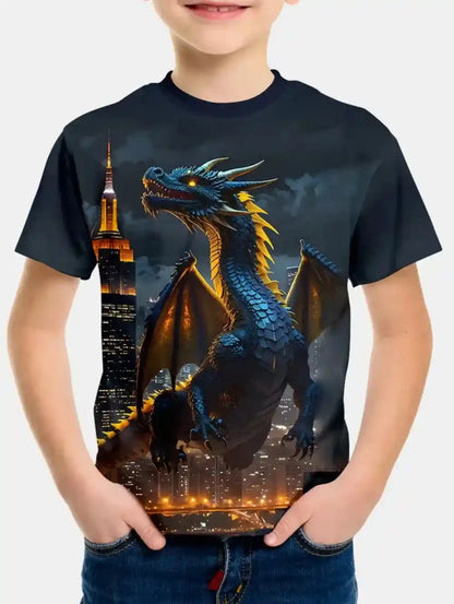 Midnight's Legacy – Kids' Dragon Spirit 3D Tee