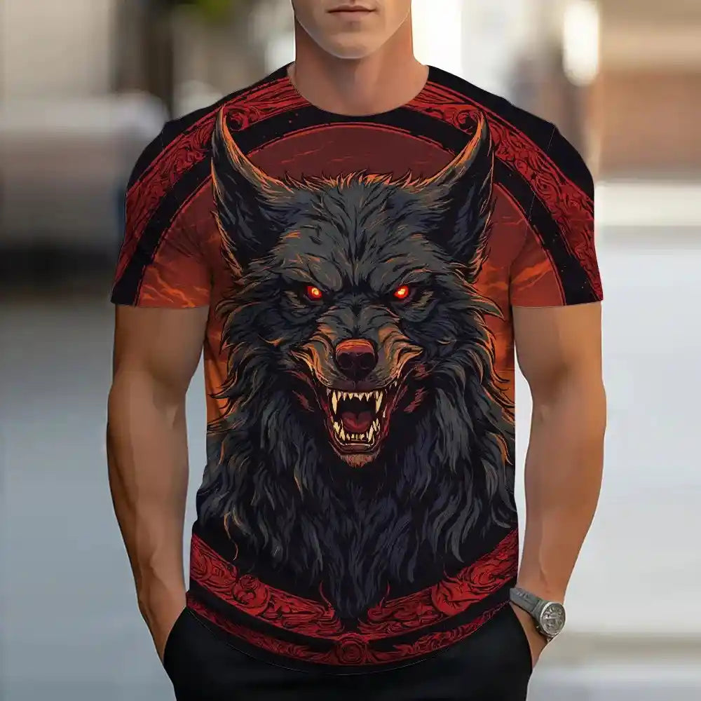 Wild Sovereign – Apex Predator 3D Print Tee