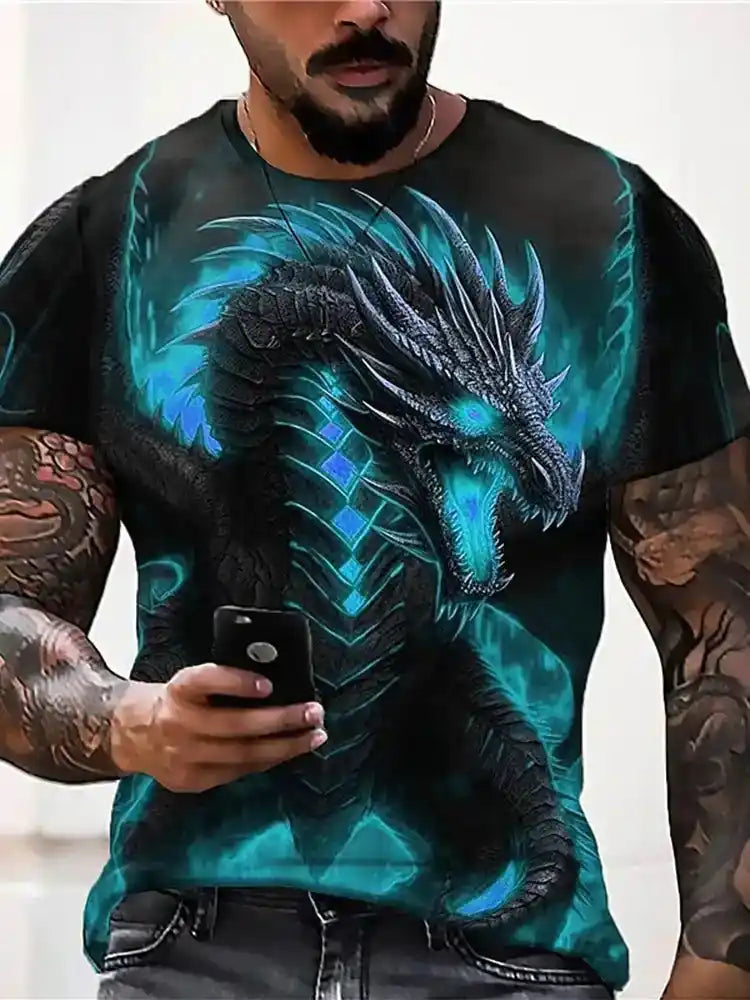 Dragonforged — Dragon 3D Scale Tee