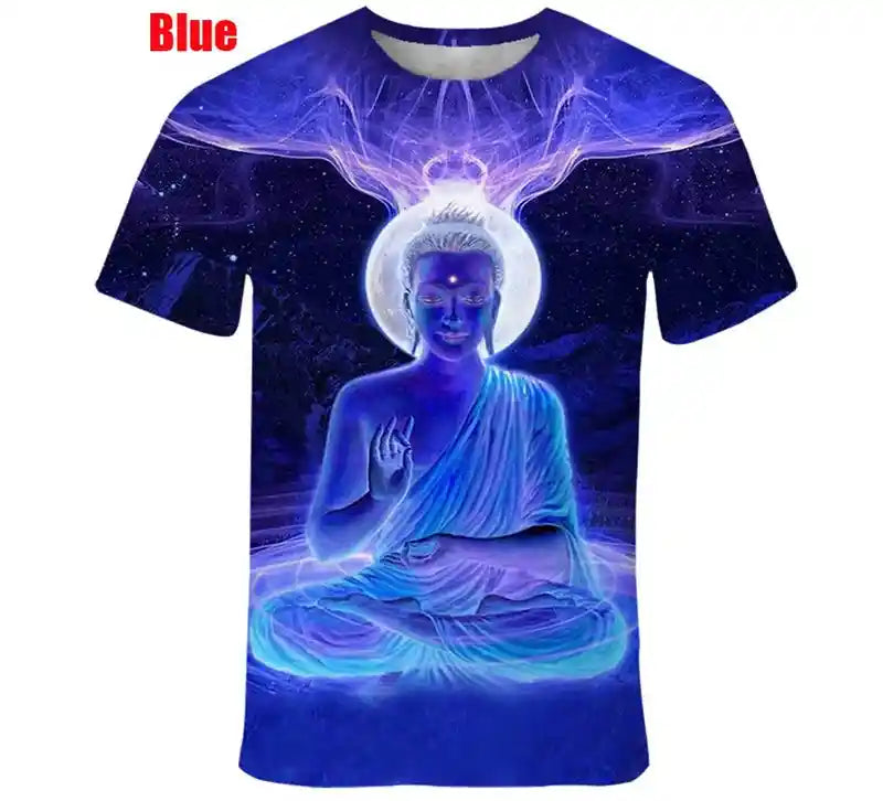 The Enlightened Path – Buddha Shakyamuni 3D Print Tee
