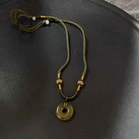 2026New Goth Vintage Colorful Stones Flower Pendant Necklace for Women Trendy Punk Collier Hippie Aesthetic Jewelry Christmas Gi