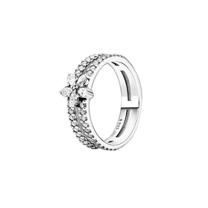 Aether-Reach Ring — 925 Sterling Silver Heart & Butterfly