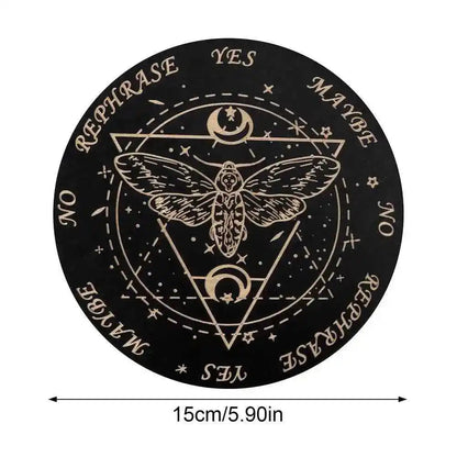 Ouija Spirit Board Wooden Decorative Message Planchette Boards With Letters Spirit Decorations Ouija Board Game For Themed - Pedlar's Attic