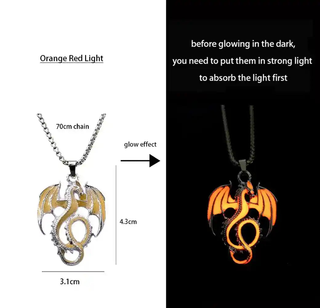 Luminous Glow Necklaces! Assorted Dragons and More! - Pedlar's Attic