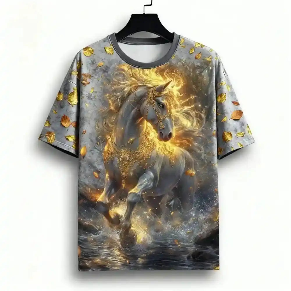 Wild Spirit – Horse 3D Print Unisex Tee