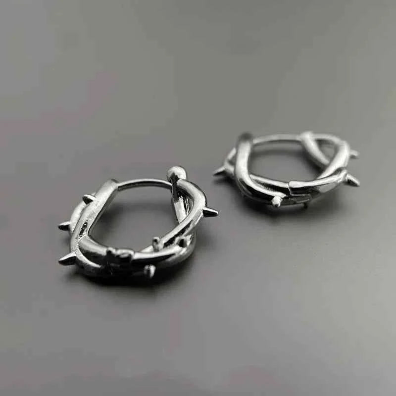 Thorn Hoop Earrings for
