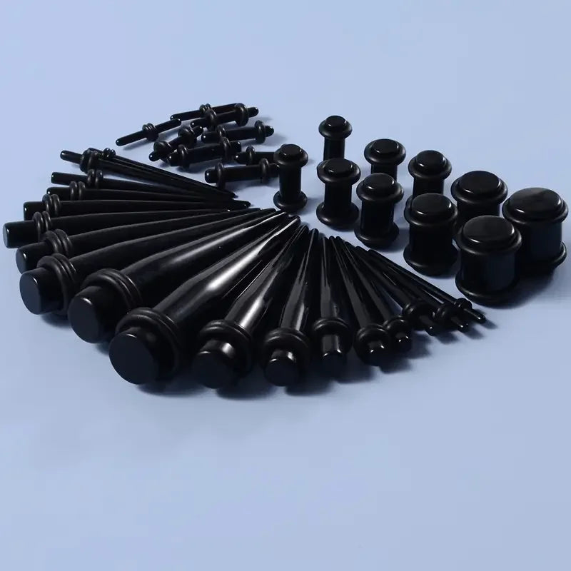 The Crescent Riot — Acrylic Taper Body Jewellery Sets