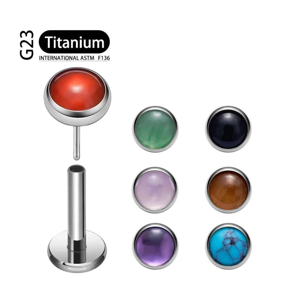 Titanium Lip Studs