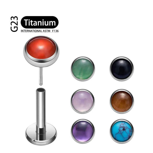 Titanium Lip Studs