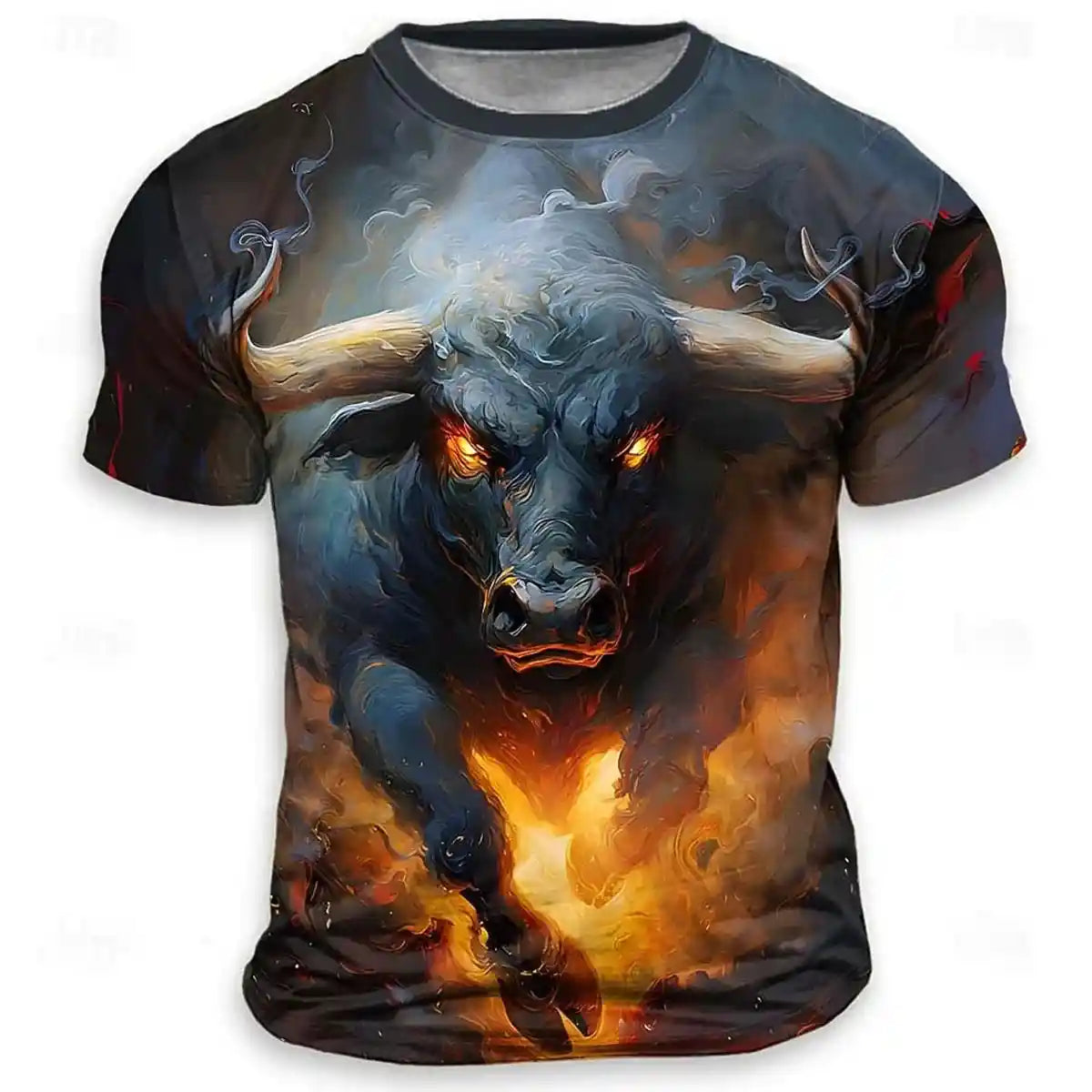Born to Charge – Flaming Bull Tee | Taurus Season