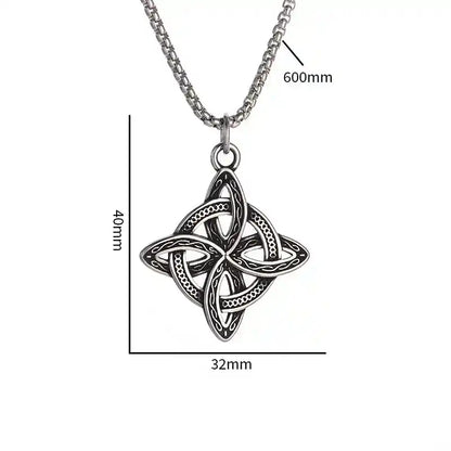 The Witch's Knot — Wiccan Celtic Magic Amulet Necklace