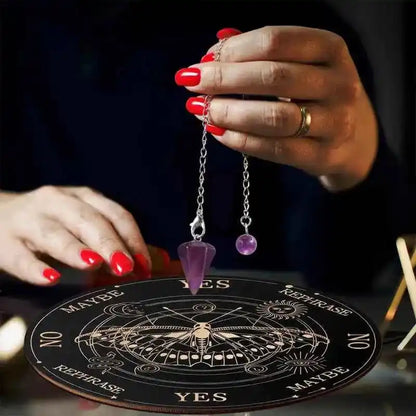 Ouija Spirit Board Wooden Decorative Message Planchette Boards With Letters Spirit Decorations Ouija Board Game For Themed - Pedlar's Attic