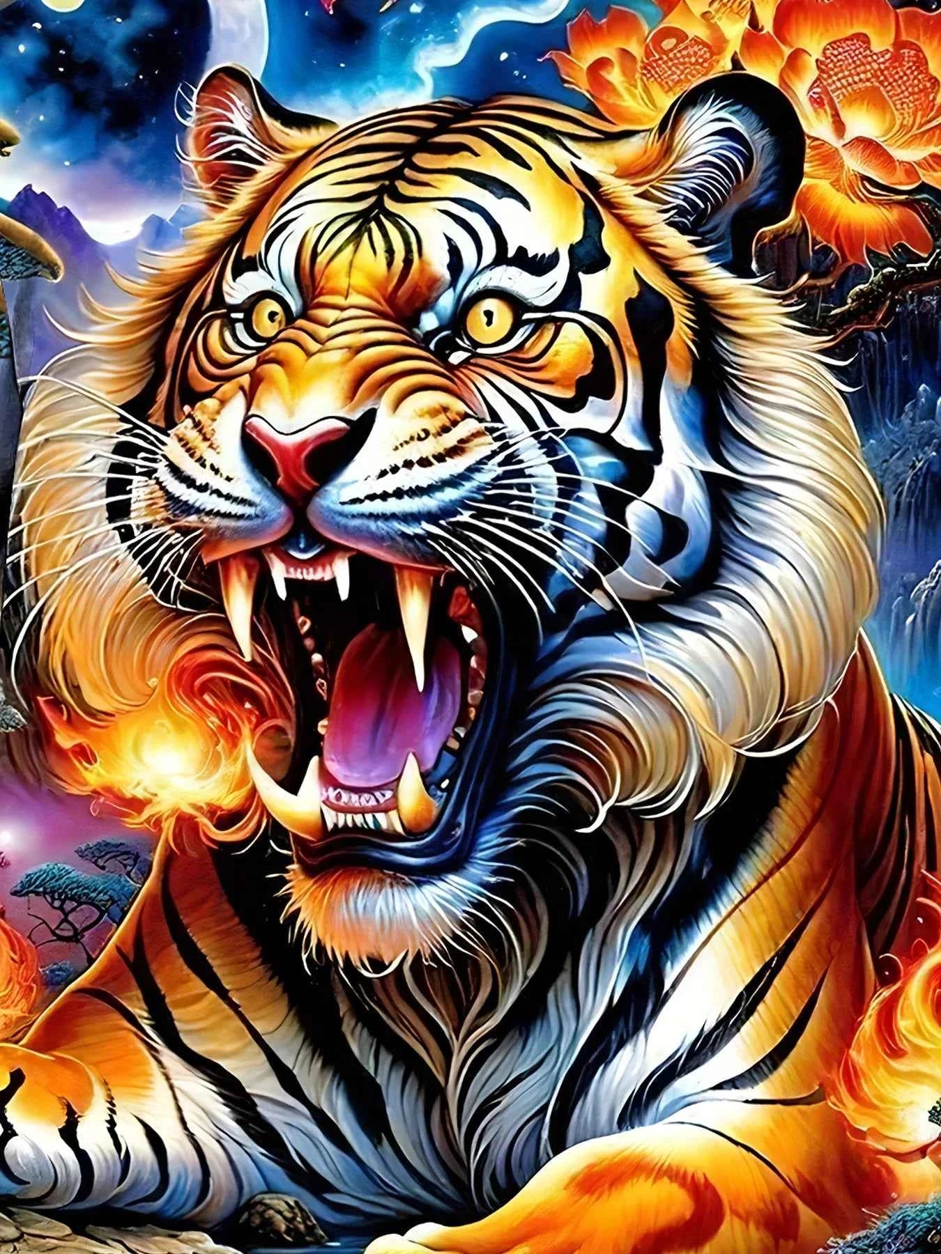 Tiger Print T-Shirt 3D