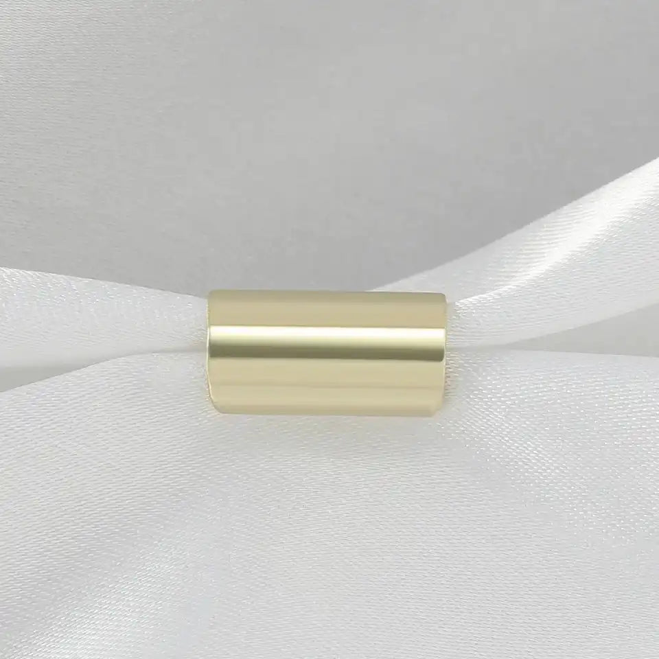 The Architecture of Defiance — Gothic Long Tube Clip Earrings