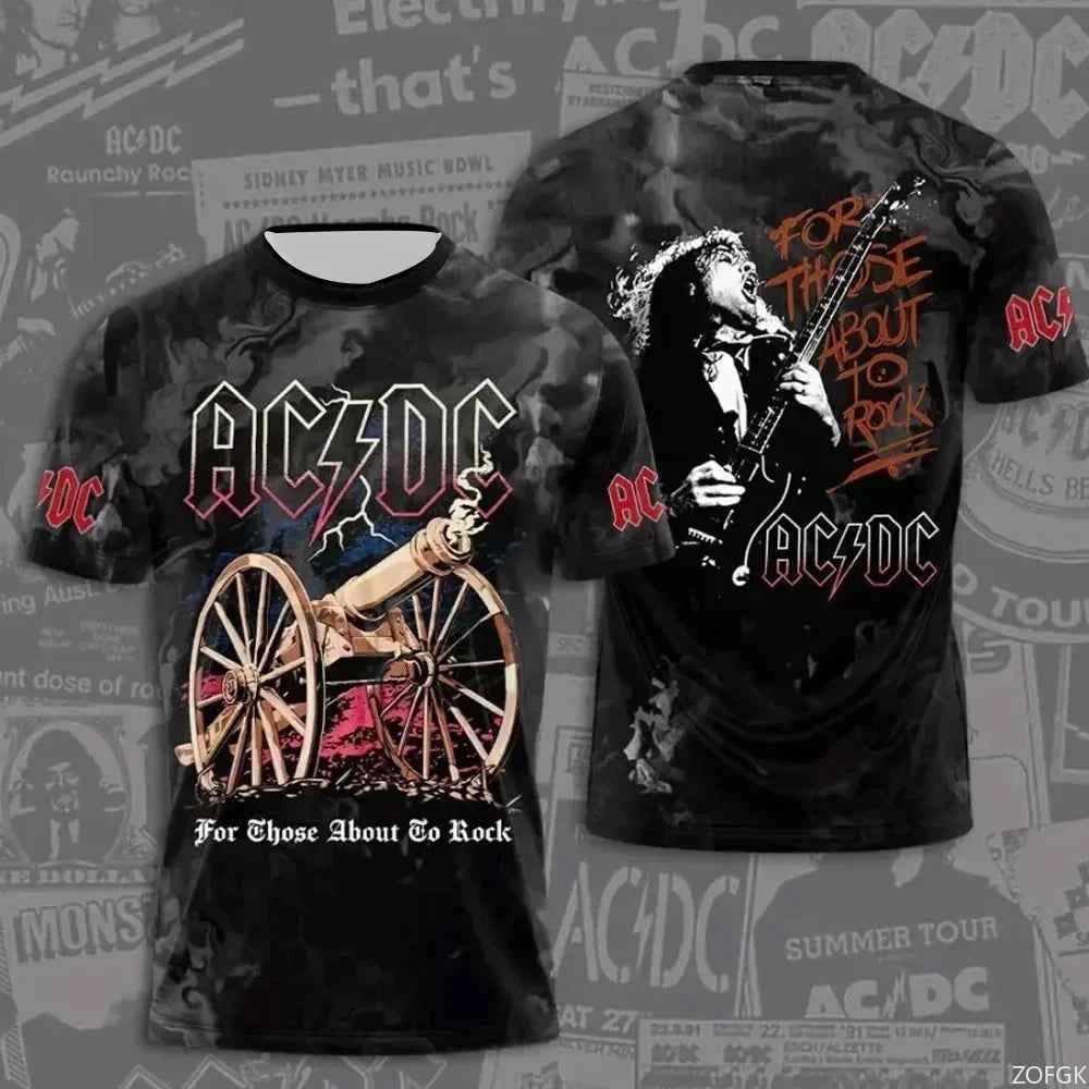AC DC Men's Rock Band T-shirt HUGE VARIETY