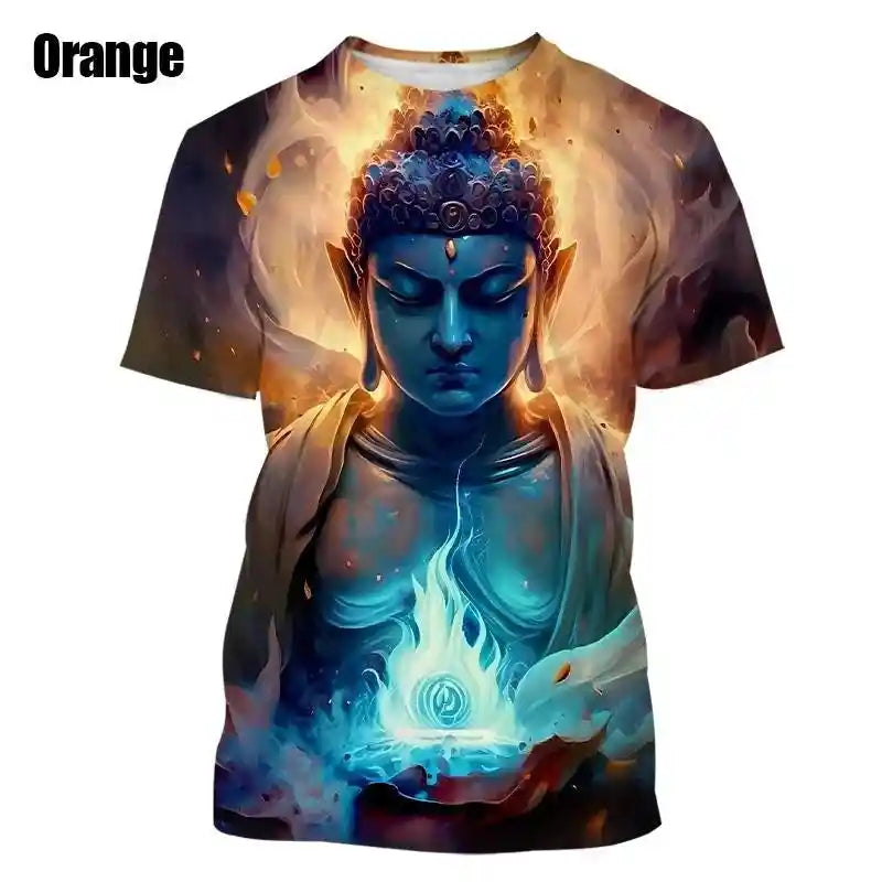 The Enlightened Path – Buddha Shakyamuni 3D Print Tee