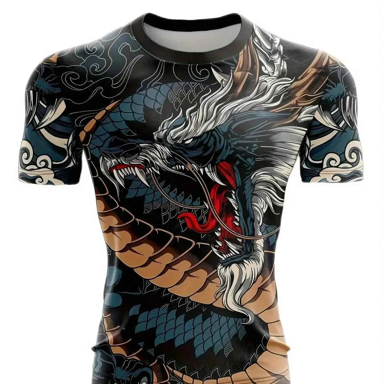 Animated Dragon 3D Printed T-shirt