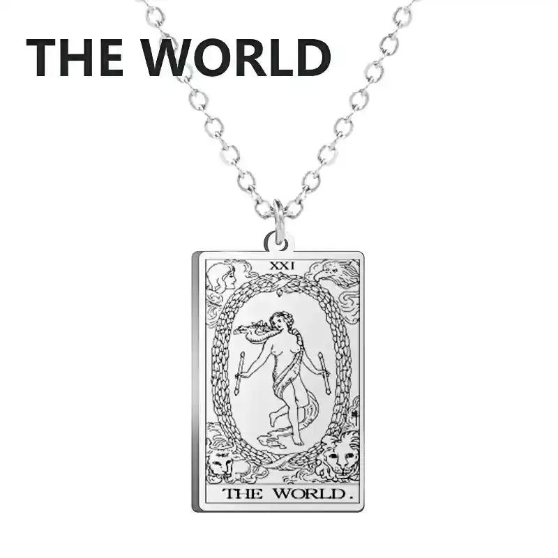 Dawapara Tarot Cards Necklace Women - Pedlar's Attic