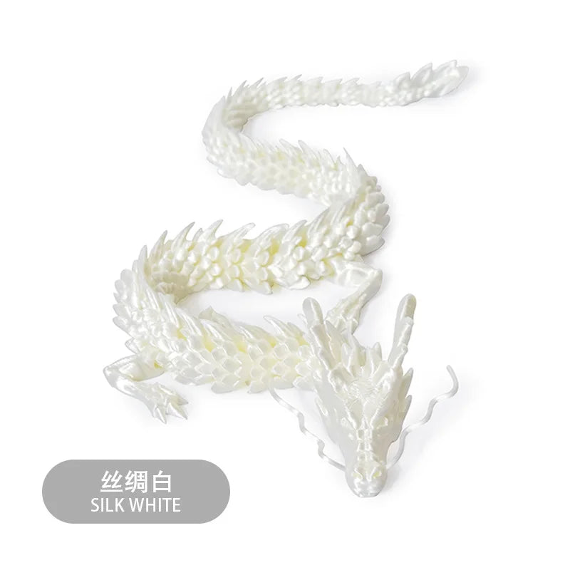 3d-printed Chinese dragon ornaments handicrafts can move the joints
