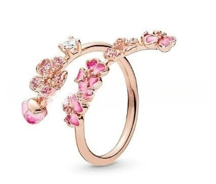 Aether-Reach Ring — 925 Sterling Silver Heart & Butterfly