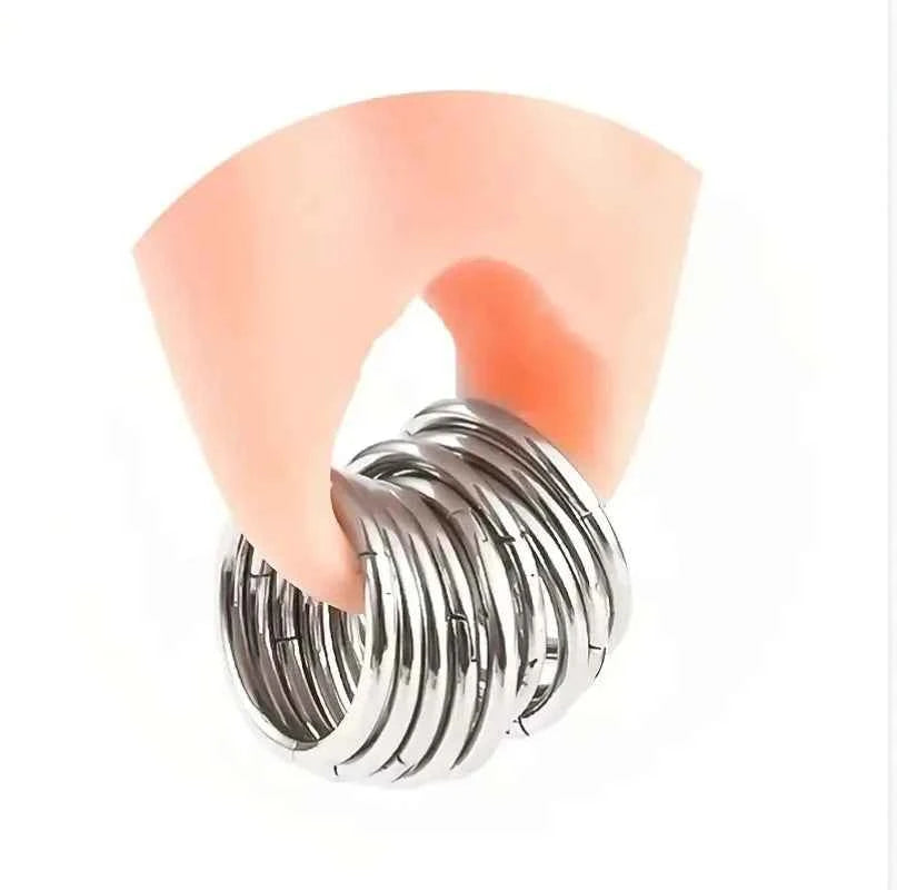 5pcs Punk Stainless Steel Piercing Creative Earrings