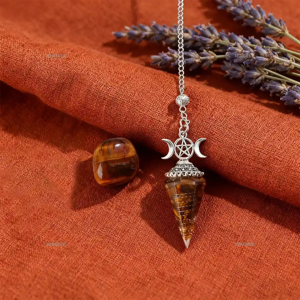 2pcs Amethyst Spirit Pendant Paired with Natural Stone Ornaments - Pedlar's Attic