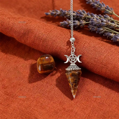 2pcs Amethyst Spirit Pendant Paired with Natural Stone Ornaments - Pedlar's Attic