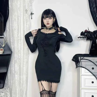 AltGoth Cyber Punk Mall Gothic Dress - Pedlar's Attic