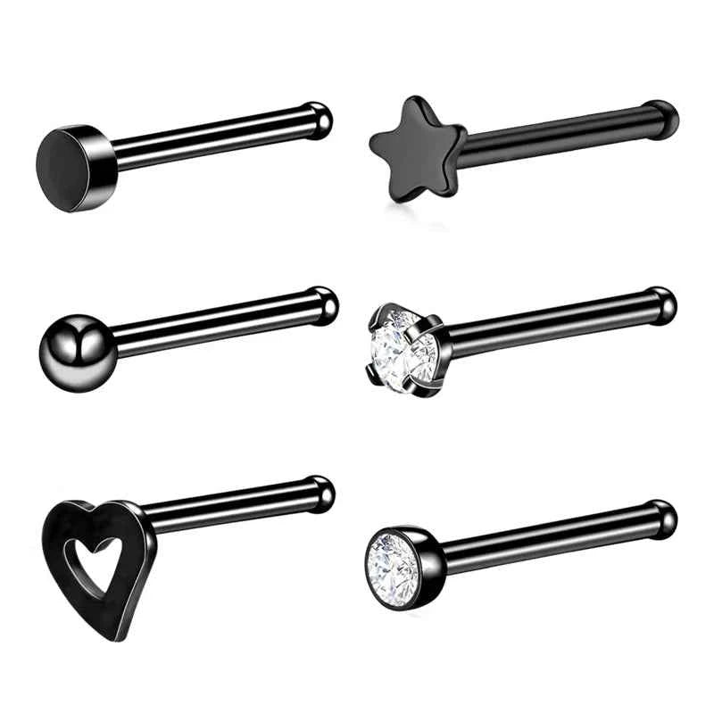 Nose Septum Piercing Studs Set