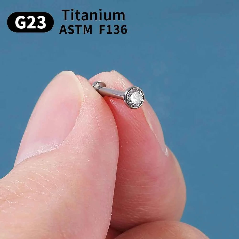 Titanium Piercings Labret Stud Lip Nose Eyebrow piercing kit