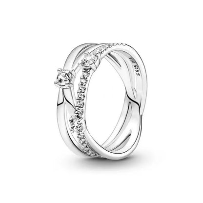 Aether-Reach Ring — 925 Sterling Silver Heart & Butterfly