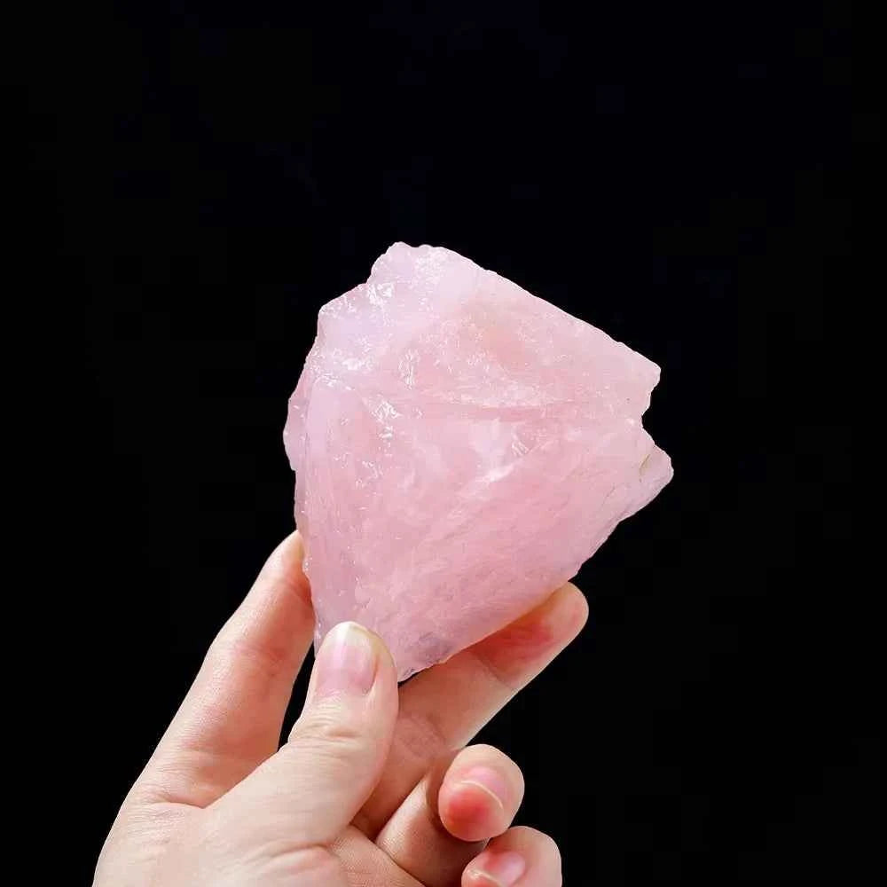100% Natural Rose Quartz Stone Raw Crystals Stones