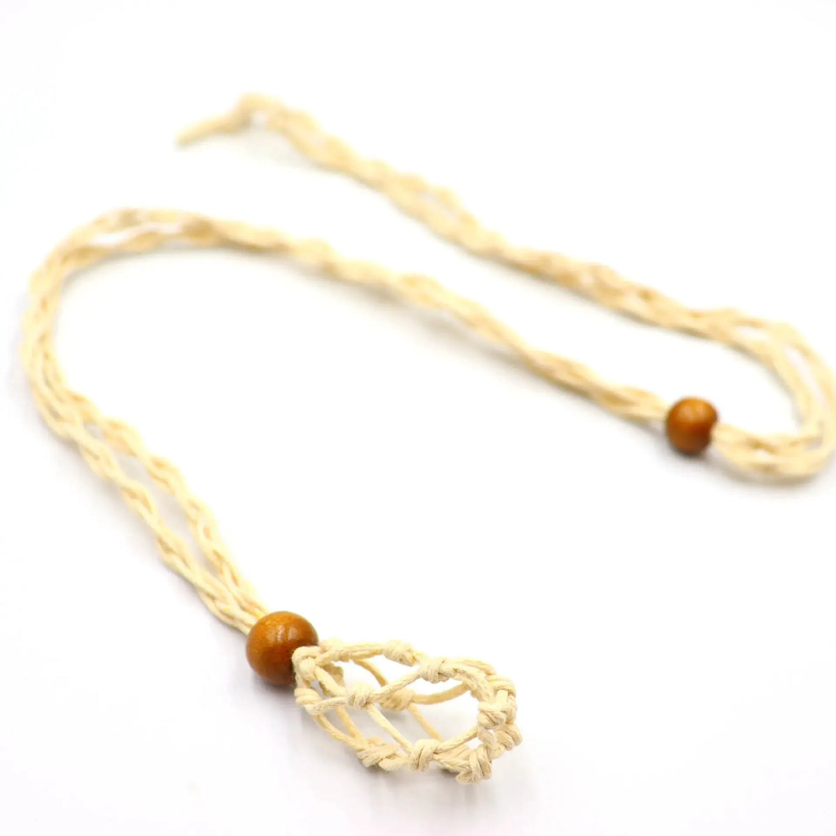 The Rainkeeper — Braided Crystal Catcher Necklace