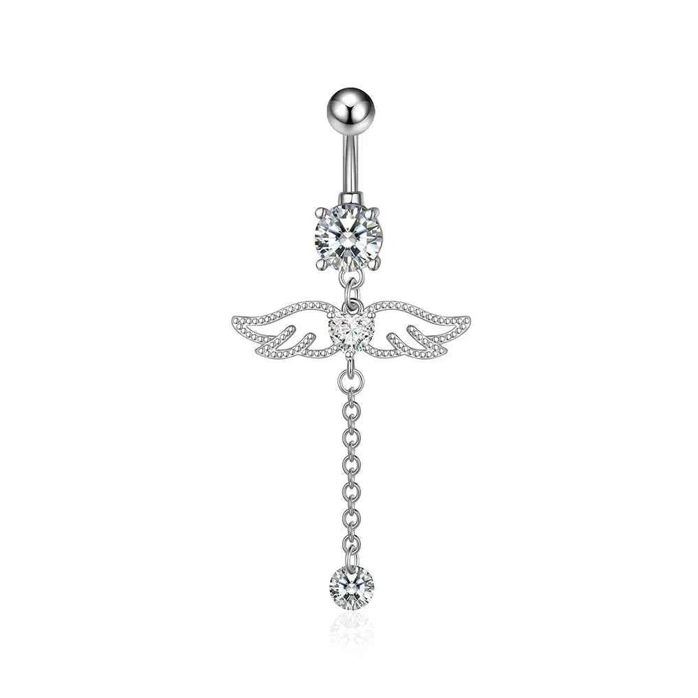 Trendy Angel Belly Button Rings