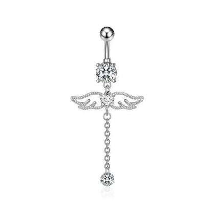 Trendy Angel Belly Button Rings - Pedlar's Attic