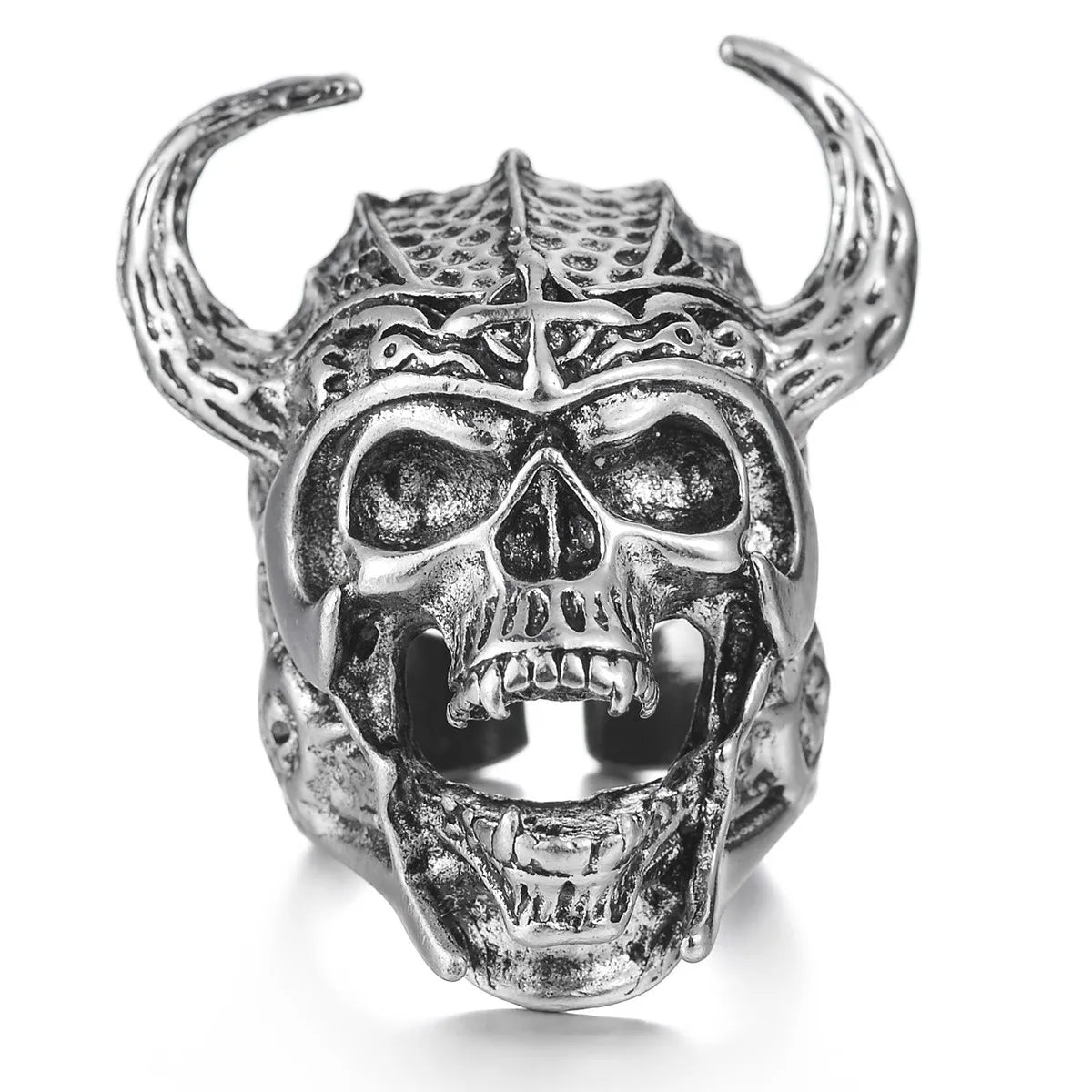 The Drawer Knows — Skull, Dragon & Snake Adjustable Rings - Pedlar's Attic