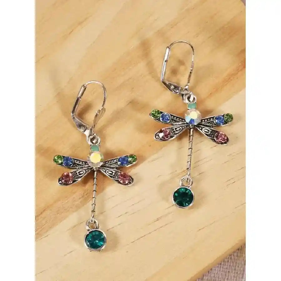 Dragonfly Dangle Earrings - Pedlar's Attic