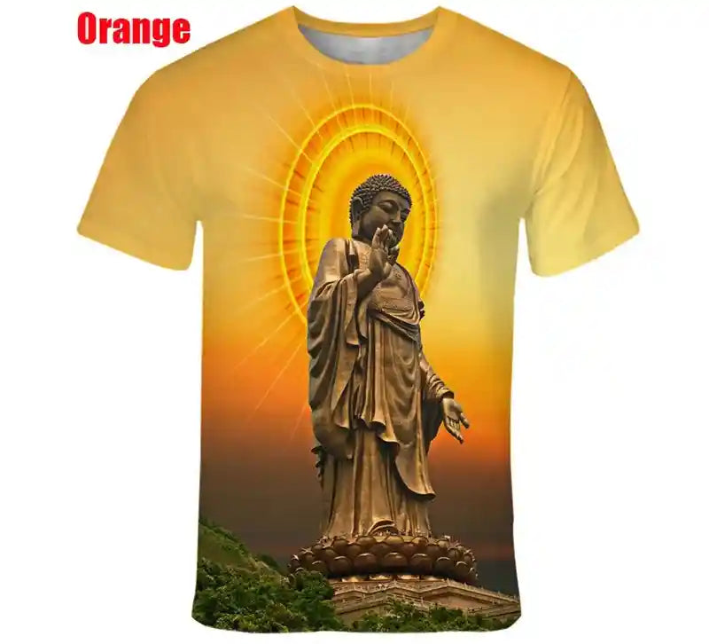 The Enlightened Path – Buddha Shakyamuni 3D Print Tee