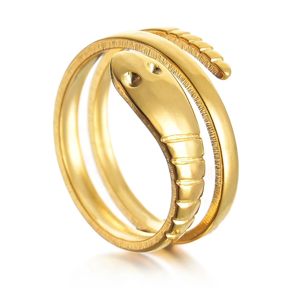 The Drawer Knows — Skull, Dragon & Snake Adjustable Rings - Pedlar's Attic