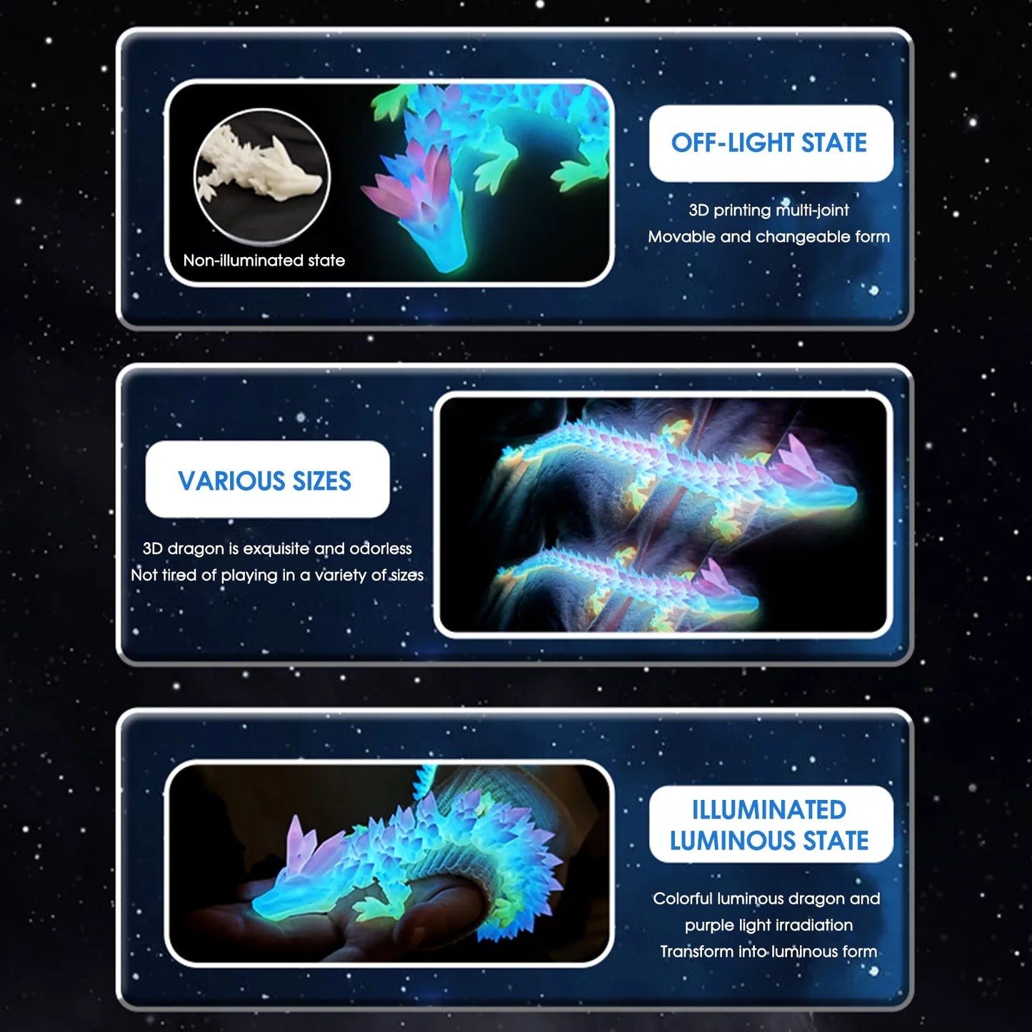 3D Printing Dragon Figures Toy