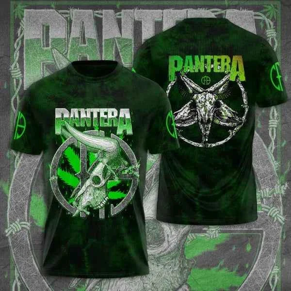 PANTERA! 3D Printed T-shirt for Men and Women