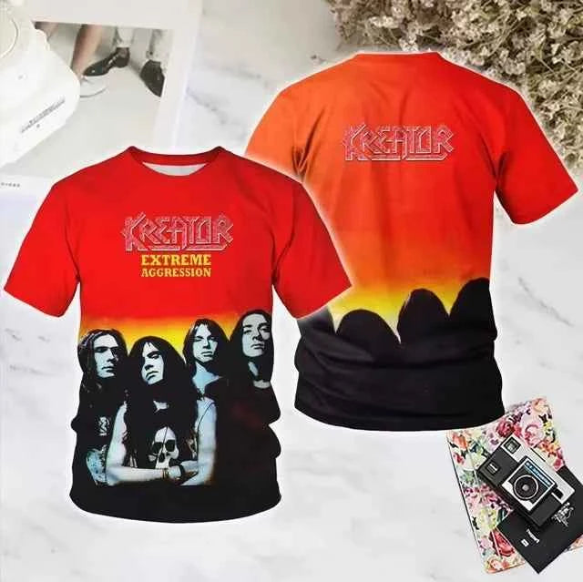 KREATOR Band 3d Print T-shirts various styles